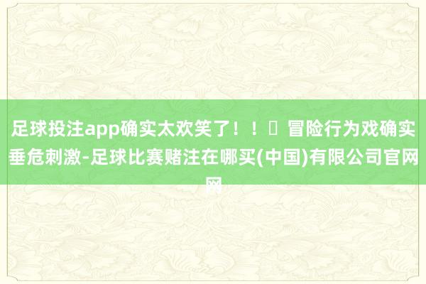 足球投注app确实太欢笑了！！	冒险行为戏确实垂危刺激-足球比赛赌注在哪买(中国)有限公司官网