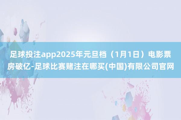 足球投注app2025年元旦档（1月1日）电影票房破亿-足球比赛赌注在哪买(中国)有限公司官网