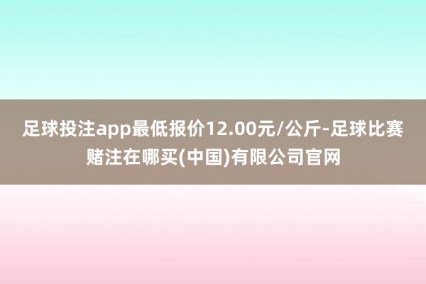 足球投注app最低报价12.00元/公斤-足球比赛赌注在哪买(中国)有限公司官网