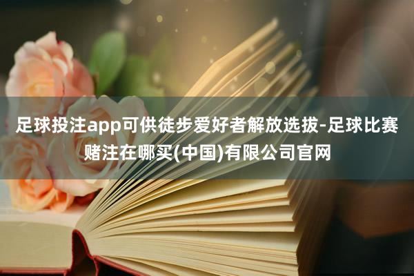 足球投注app可供徒步爱好者解放选拔-足球比赛赌注在哪买(中国)有限公司官网