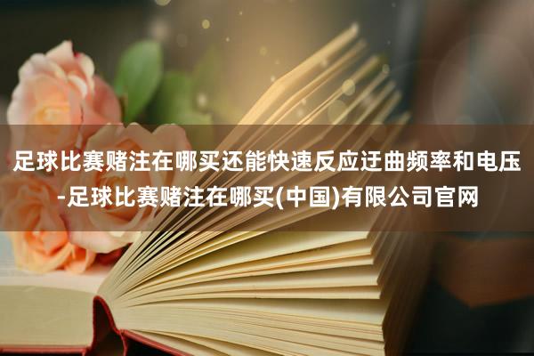 足球比赛赌注在哪买还能快速反应迂曲频率和电压-足球比赛赌注在哪买(中国)有限公司官网