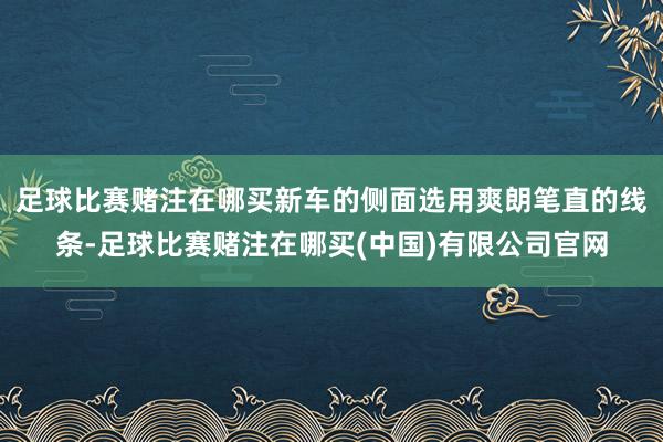足球比赛赌注在哪买新车的侧面选用爽朗笔直的线条-足球比赛赌注在哪买(中国)有限公司官网