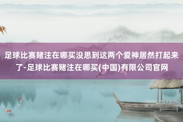 足球比赛赌注在哪买没思到这两个爱神居然打起来了-足球比赛赌注在哪买(中国)有限公司官网