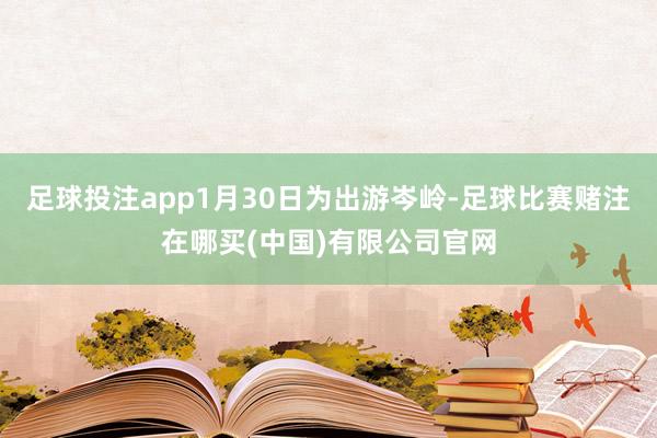 足球投注app1月30日为出游岑岭-足球比赛赌注在哪买(中国)有限公司官网