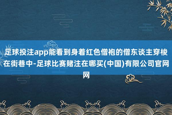 足球投注app能看到身着红色僧袍的僧东谈主穿梭在街巷中-足球比赛赌注在哪买(中国)有限公司官网