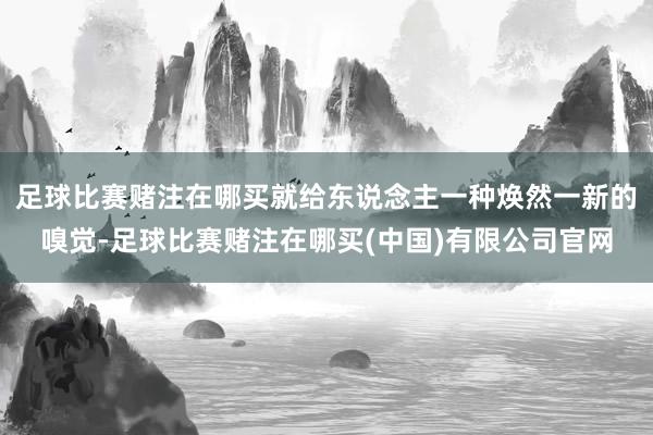 足球比赛赌注在哪买就给东说念主一种焕然一新的嗅觉-足球比赛赌注在哪买(中国)有限公司官网