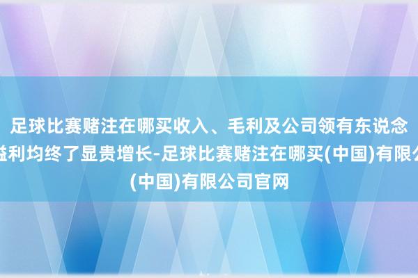 足球比赛赌注在哪买收入、毛利及公司领有东说念主应占溢利均终了显贵增长-足球比赛赌注在哪买(中国)有限公司官网