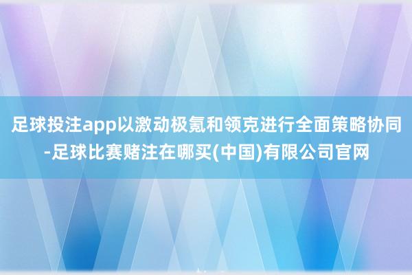 足球投注app以激动极氪和领克进行全面策略协同-足球比赛赌注在哪买(中国)有限公司官网