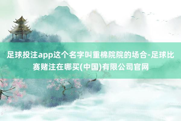 足球投注app这个名字叫重棉院院的场合-足球比赛赌注在哪买(中国)有限公司官网