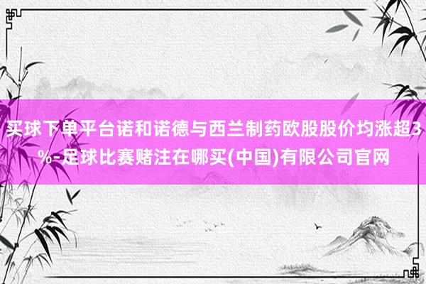买球下单平台诺和诺德与西兰制药欧股股价均涨超3%-足球比赛赌注在哪买(中国)有限公司官网