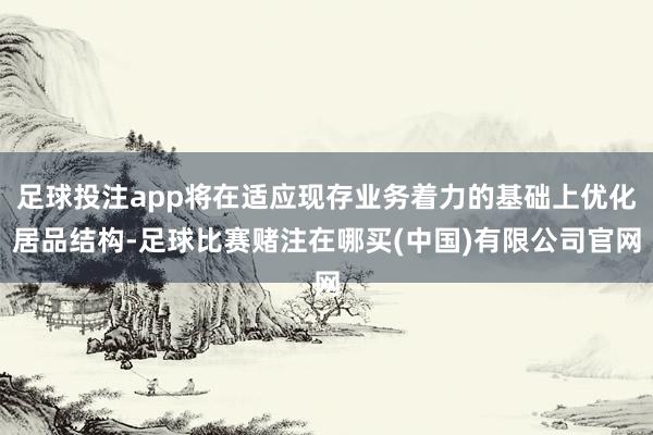 足球投注app将在适应现存业务着力的基础上优化居品结构-足球比赛赌注在哪买(中国)有限公司官网