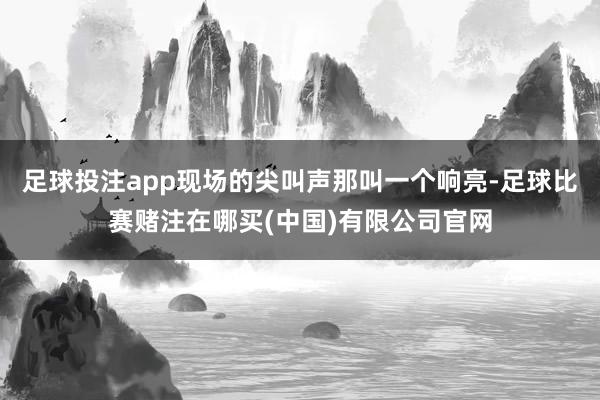足球投注app现场的尖叫声那叫一个响亮-足球比赛赌注在哪买(中国)有限公司官网