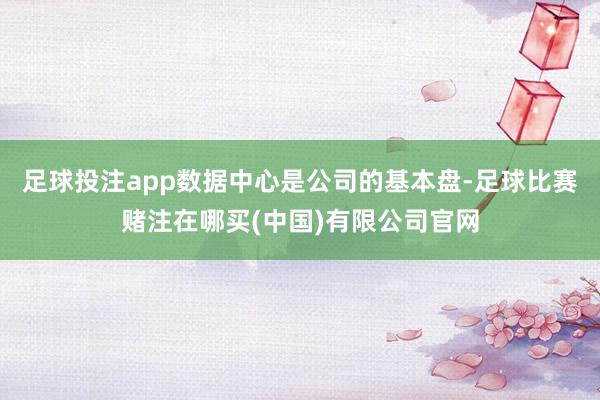 足球投注app数据中心是公司的基本盘-足球比赛赌注在哪买(中国)有限公司官网