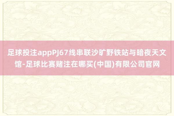 足球投注appPJ67线串联沙旷野铁站与暗夜天文馆-足球比赛赌注在哪买(中国)有限公司官网