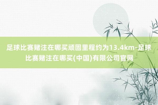足球比赛赌注在哪买顽固里程约为13.4km-足球比赛赌注在哪买(中国)有限公司官网